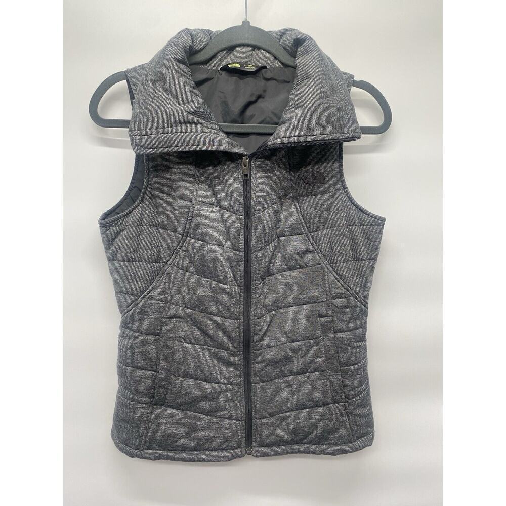 The Northface‎ Women’s Pseudio Quilted Vest Outdoorsy Cold Weather Sz M Grey